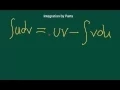 Integration by Parts Part 1 Jenn explains Math 118
