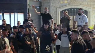 استقبال العريس جميل العيساوي   الفنان ادهم شكري        دندنها