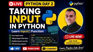 Taking User Input in Python Beginner Friendly Python Day 3