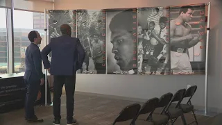 Banners honoring Muhammad Ali unveiled in downtown Louisville
