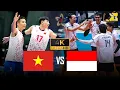 Lagu Full 4K |  INDONESIA vs VIETNAM | So tài rực cháy Ngọc Thuân - Quốc Duy vs Rivan - Farrhan