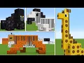 Download Lagu 11 Animals Build Hacks in Minecraft Java \u0026 Bedrock