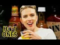 Download Scarlett Johansson Tries To Not Spoil Avengers While Eating Spicy Wings | Hot Ones mp4 3gp mp3 videos - waplic