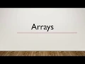 Computer Science 2210 Paper 2 Arrays