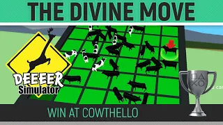 DEEEER Simulator The Divine Move Trophy Achievement Guide Win At Cowthello 