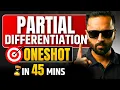 Partial Differentiation Oneshot Complete in 45 Minutes 12th Maths Board Exam 2026