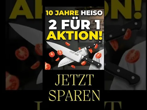 HEISO Messer 2 für 1 Angebot – Letzte Chance! #küche #messer #angebot