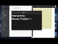 P5 js - Mouse Position 1