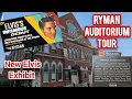 RYMAN AUDITORIUM TOUR New Elvis Exhibit 2024