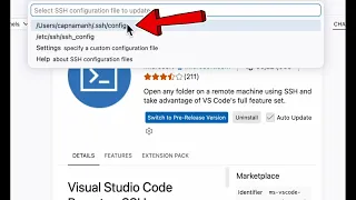 How to connect to remote server in Visual Studio Code Remote SSH Development in VSCODE