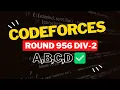 Codeforces Round 956 Div 2 Editorial for Problem A B C D