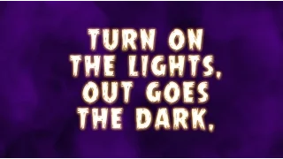 turn on the lights lyric video