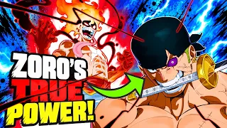 ZORO'S EYE OPENS AND TRUE POWER REVEALED! THE FINAL KING OF HELL HAKI REVEALED BY MIHAWK!