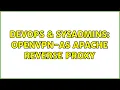 DevOps SysAdmins OpenVPN-AS Apache reverse proxy 2 Solutions