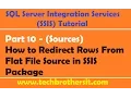 SSIS Tutorial Part 10 - How to Redirect Rows From Flat File Source in SSIS Package