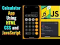 Build this JS calculator in 20 minutes How To Make A Calculator Using HTML CSS And JavaScript