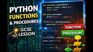 Python Tutorial For Beginners Functions Subroutines FULL LESSON