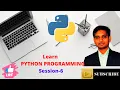 Learn Python Programming Session-6 26 OCT 2021