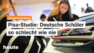 heute 19:00 Uhr vom 08.09.2026 Pisa-Studie, Stimmung in Sachsen-Anhalt, Haushaltsentwurf 2027