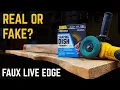 How To Create a Faux Live Edge Live Edge Slab Blending Fake Live Edge
