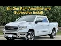 5th Gen Ram 1500 Amplifier and Subwoofer Install - Step by Step