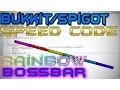 Minecraft 1 9 Rainbow Bossbar Speed Code
