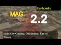 2 2 magnitude eart uake struck near Kay County Oklahoma United States today on February 22 2026