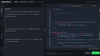 12 HackerRank Print in Reverse Step-by-Step Solution
