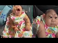 Download Lagu Gemoy Baby Lily was taken for a walk to her kind aunt's house