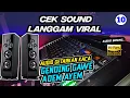 Download Lagu CEK SOUND VIRAL 🎵CAMPURSARI || LANGGAM GLER Getarkan Kaca 🔴 Gayeng Buat Sound Hajatan