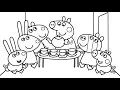 Learning Basic Colors with Peppa Pig Coloring Book Draw Play Learn Colors with Kids Songs