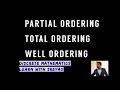 Partial Ordering Relation Total Ordering Well Ordered Set Discrete Mathematics