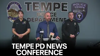 Tempe Police holds news conference on recent incidents