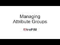 Managing Attribute Groups