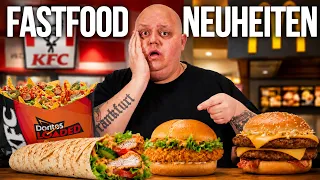 Ich teste FAST FOOD Neuheiten 😳 (KFC Zweiter Versuch?)