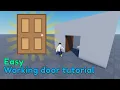 Working door tutorial Roblox Studio
