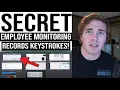 SECRET EMPLOYEE MONITORING - RECORDS EVERY KEYSTROKE HIDDEN REMOTE CONTROL