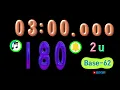 3 minutes Timer Alarm Base62