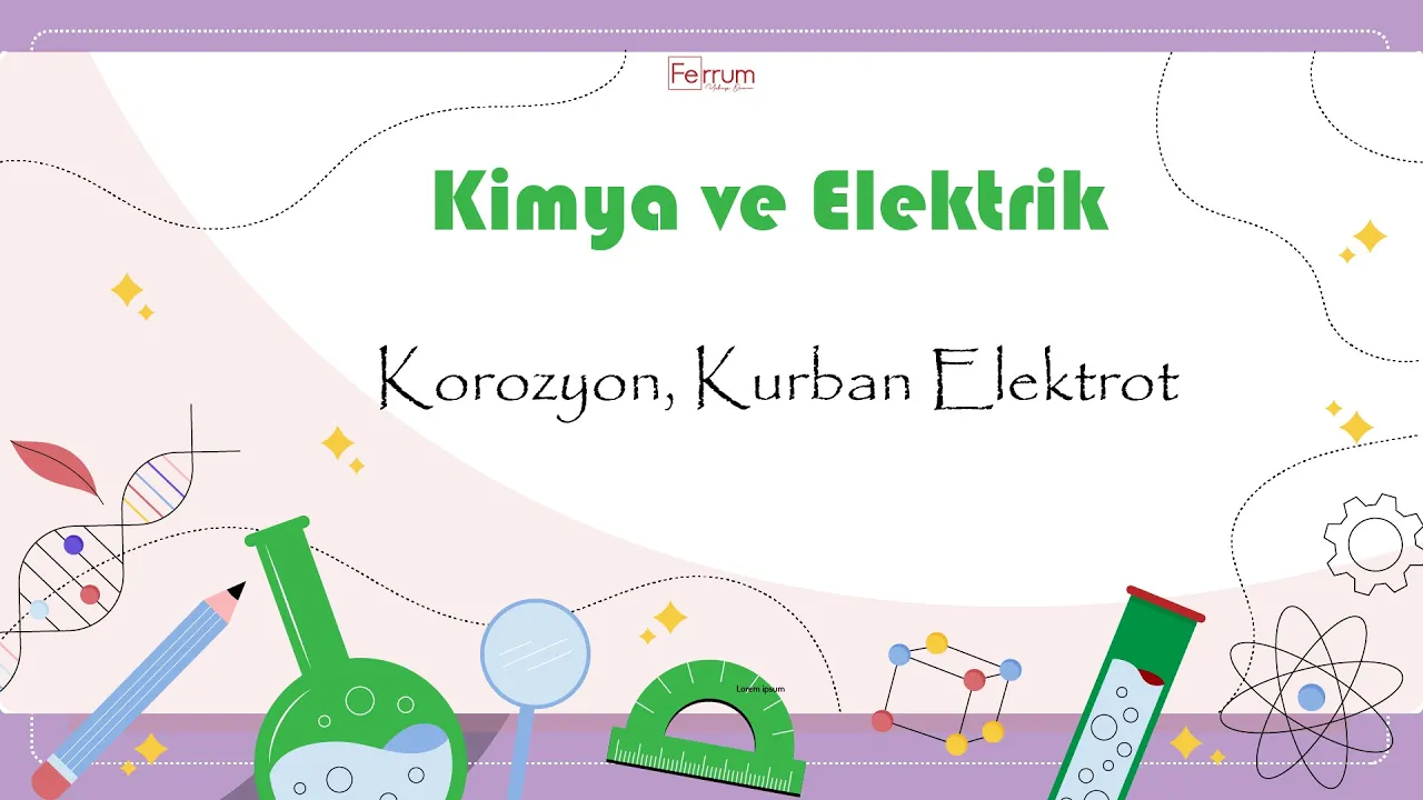 Kaplamacılık, Korozyon, Katodik Koruma, Kurban Elektrot | Kimya ve Elektrik