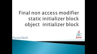 Final non access modifier - Part-27