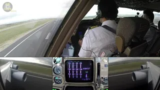 Powerful Engines, Lovely Wingflex! B747-400 Departure from Barajas! [AirClips]