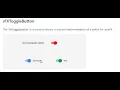 JavaFX Material Design JFoenix Tutorial 55 - JFXToggleButton