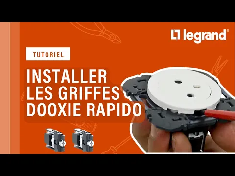 Astuce dooxie™ rapido de Legrand : installer les griffes rapido par simple clic, c'est facile !