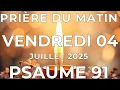 Download Lagu 🙏PRIERE du MATIN Vendredi  04 Juillet 2025 avec Évangile du Jour et Psaume Puissante du Matin