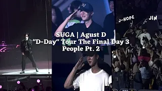 230806 People 사람 Pt.2 + j-hope \u0026 Jin — SUGA | Agust D TOUR ‘D-DAY’ THE FINAL Seoul Day 3 Fancam [4K]