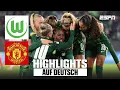 Wolfsburg trifft fünfmal und besiegt Manchester United | UEFA Women's Champions League Highlights