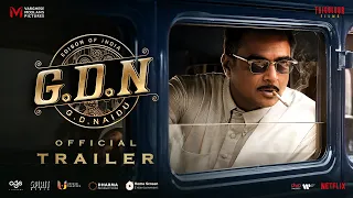 G.D.N Official Trailer - The Story of G D Naidu | R. Madhavan | Sathyaraj | Priyamani