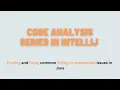 Code Analysis series in IntelliJ Finding and fixing common String concatenation issues in Java