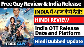 free guy review i hindi i india i ott i release date i release date 2021 i ott platform