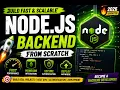 Node js Full Course 2026 Build Real-World Backend Projects from Scratch